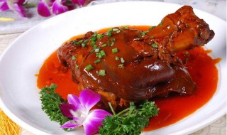 三杯肘子肉 三斤肘子多大