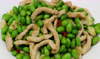 毛豆米炒肉丝怎么做 毛豆米炒肉丝怎么做视频
