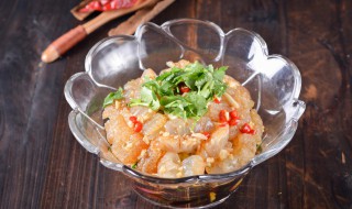 海蜇储存的方法冰箱 海蜇如何保存 冷藏