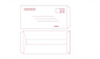 怎样用AI绘制信封（ai绘制信封的格式图片）