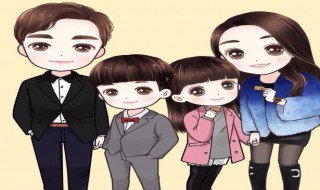 一儿一女 一儿一女图片卡通头像