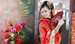 唐装怎么穿 一片式齐胸襦裙怎么穿