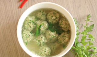 荠菜丸子豆腐汤怎么做（荠菜豆腐丸子怎么做好吃）