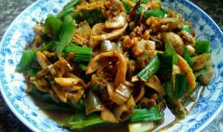 鸟贝炒青椒窍门（鸟贝炒青椒窍门视频）