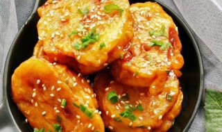 茄汁藕盒 茄汁藕盒图片