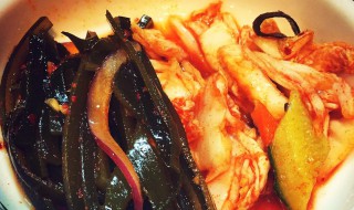 酸辣白菜海带丝 酸辣白菜海带丝怎么做