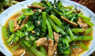 茼蒿爆炒羊肉卷 茼蒿炒羊肉卷的做法