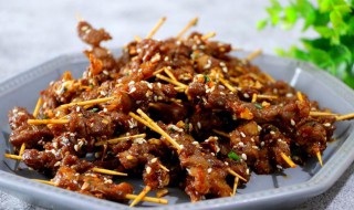 孜然牙签羊肉的做法 孜然牙签羊肉的做法大全