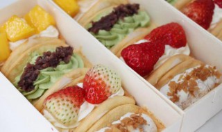 松饼水果抱抱卷(水果松饼图片)