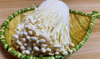 油菜心扒金针菇 油菜心扒金针菇怎么做