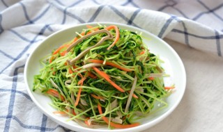 焯豌豆丝（豌豆炒之前用水焯多久）