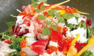 柠香海鲜沙拉 柠檬口味沙拉汁怎么吃