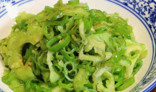 苦瓜青椒 苦瓜青椒怎么炒好吃