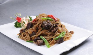 牛肉炒粉条（肉末炒粉条）