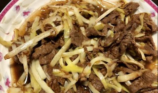 韭黄牛肉片做法（韭黄炒牛肉片）
