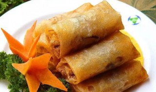 广西春卷的做法和配方 广式春卷馅料有哪些