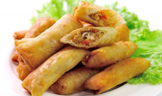 油炸香蕉春卷制作方法 油炸香蕉春卷制作方法大全