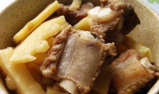 春笋炖排骨的正确方法 春笋炖排骨的正确方法图片