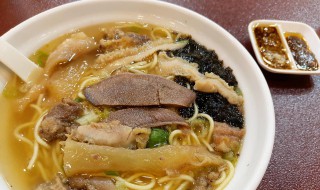 卤牛舌汤面怎么做 卤牛舌的做法