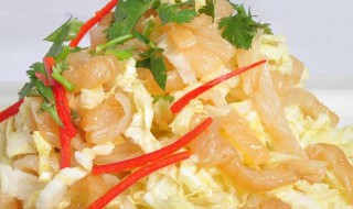 海蜇皮拌鸭条（海蜇皮拌鸭条的做法）