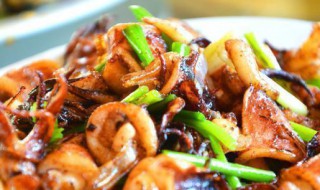 鱿鱼烩肉茸 鱿鱼烩菜