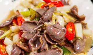 爆炒鸭胗（鸭胗和什么一起炒比较好吃）