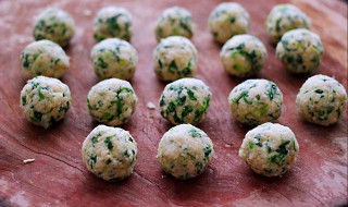 荠菜圆子 荠菜圆子怎么做好吃