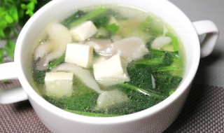 菠菜草菇汤（菠菜炒草菇）