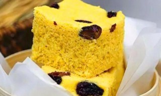 红枣玉米发糕（红枣玉米发糕图片）