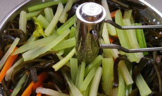 凉拌海带芹菜木耳 凉拌海带芹菜木耳要焯水吗