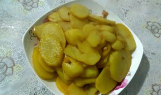 清炒土豆片的做法（清炒土豆片的做法窍门）