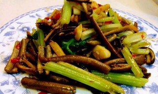 香芹鳝丝（芹菜鳝鱼）