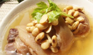 怎么做黄豆猪蹄冻 怎样做猪蹄炖黄豆冻