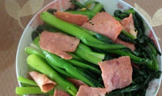 培根红椒炒菜心 培根红椒炒菜心怎么做