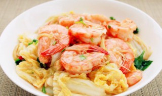 大白菜炒虾蛄 虾炒大白菜怎么做好吃