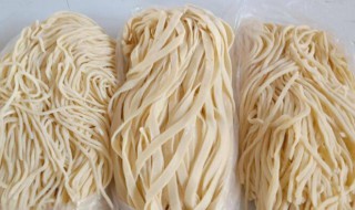 面条制作方法菜谱（面条制作方法视频教程）