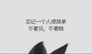 怎样忘记一个人 怎么样可以快速忘记一个人