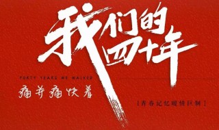 我们的四十年主题曲 我们的四十年主题曲问一问青春