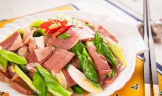 金华火腿炒蒜苗的做法步骤（金华火腿炒蒜台）