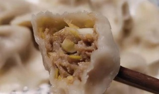 蒜黄馅儿饺子怎么做（蒜黄馅儿饺子怎么做的）