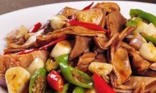 爆香猪肚做法步骤 爆猪肚用什么配料