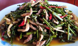 粉蒸肉蕨菜怎么做（粉蒸肉菜谱）