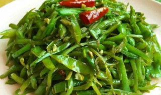 酸辣梅豆丝做法步骤 辣炒梅豆丝