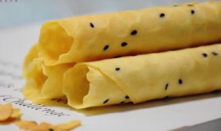 商业蛋卷做法和配方 商用蛋卷机多少钱什么牌的好