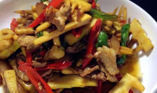 做竹笋炒肉丝的方法 竹笋炒肉丝的家常做法