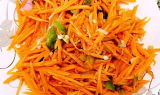 肉片胡萝卜丝