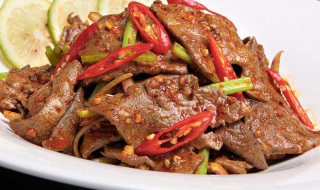 麻辣猪肝的做法（老烧猪肝的做法）