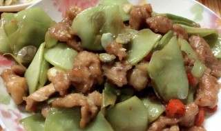 扁豆面筋炒肉 扁豆面筋炒肉的做法