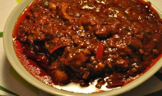 红油肉丁 红油肉丁面