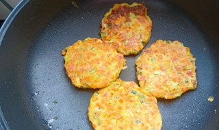 香煎薯泥蔬菜饼 煎署饼的做法